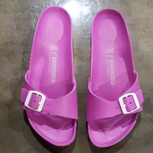 Pink (plastic) Birkenstocks
